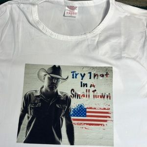 Jason Aldean “TRY THAT IN A SMALL TOWN” women’s tee
